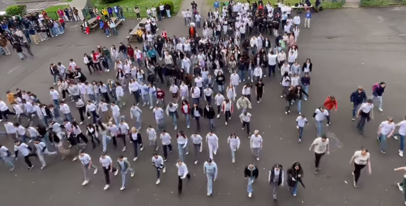 Visuel : Flashmob des JO