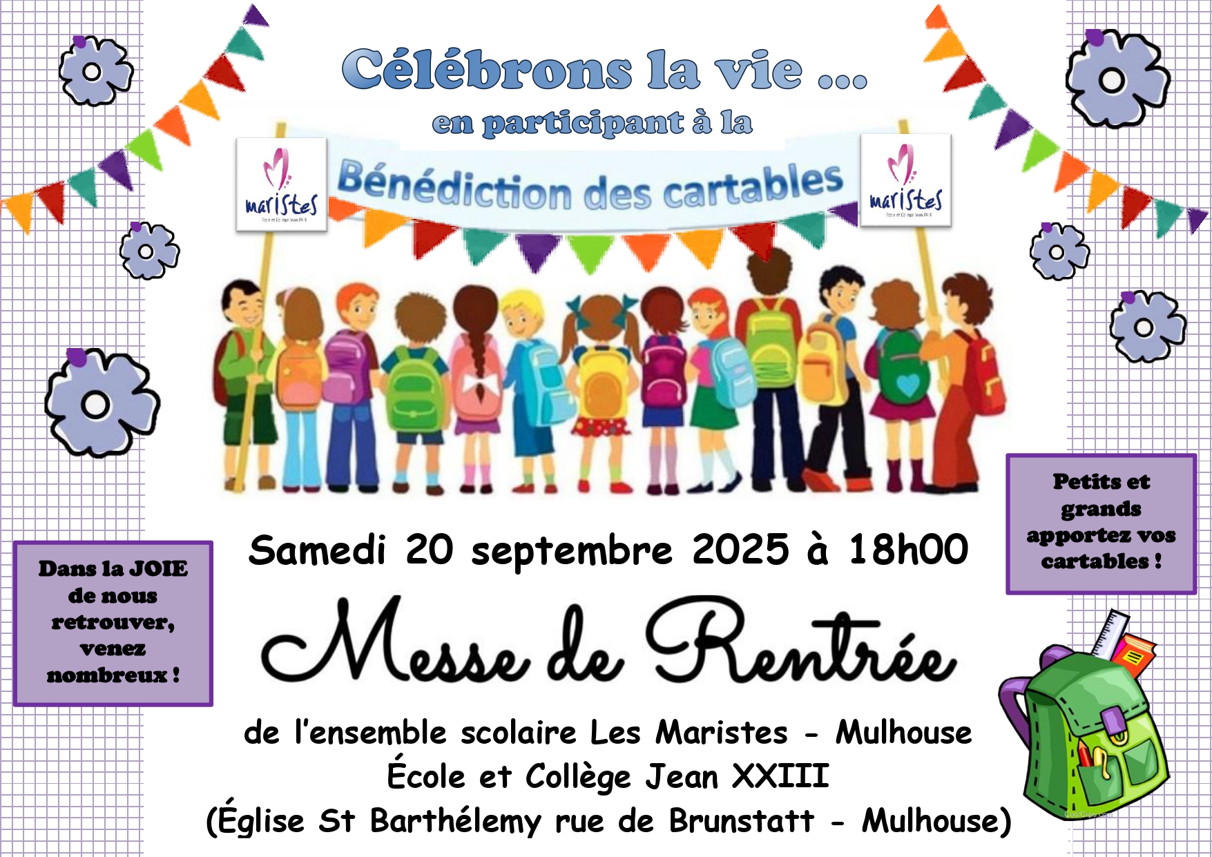 Visuel : Messe de rentre