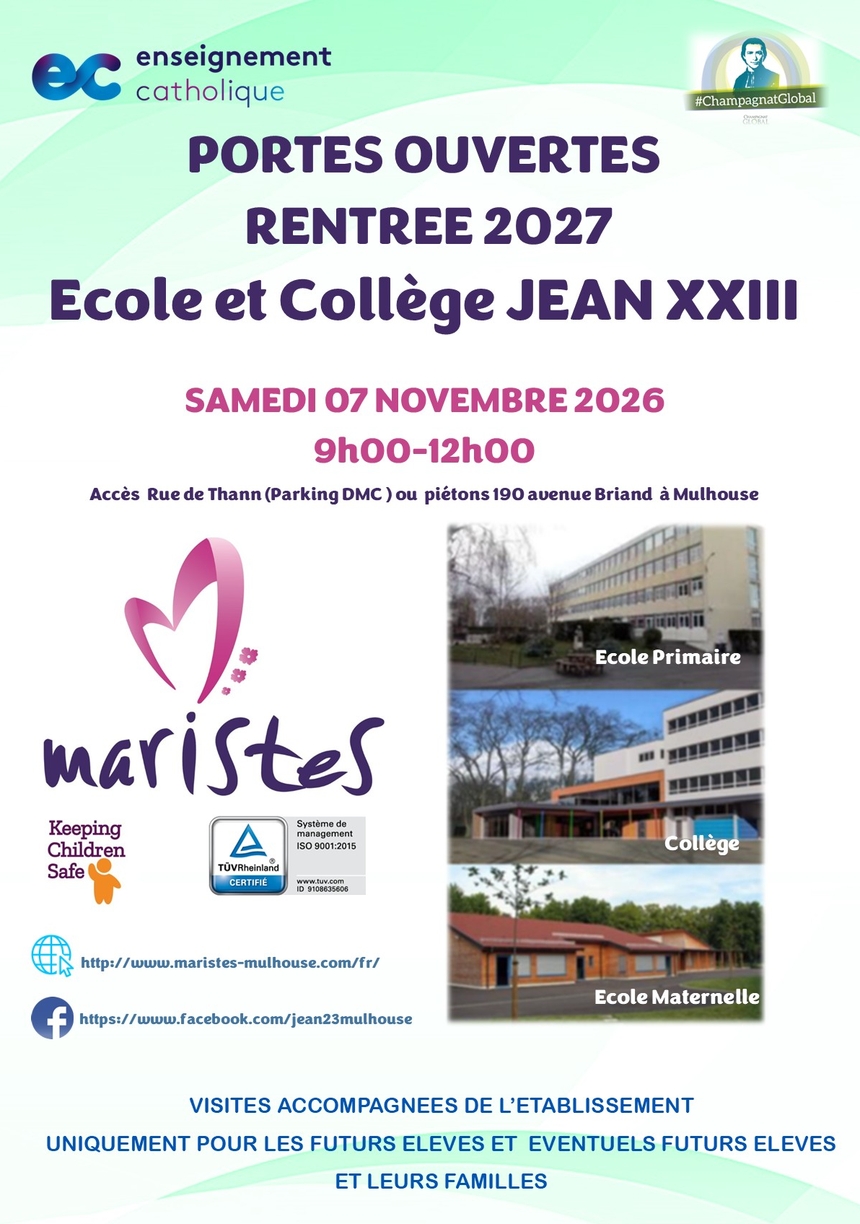 Visuel : Portes ouvertes du 07/11